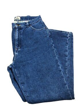 RedHead Womens 12 Jeans Flannel Lined Relaxed Fit Blue Denim Straight Leg Pants